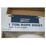 1 Ton Rope Hoist Northern Industrial Tools (NEW)