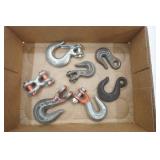 Lot of Heavy Duty Forged Steel Hooks