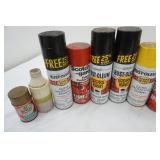 Spray Paint and Lubricant Lot