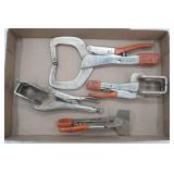 "Lever Wrench" Variety of C-Clamps (4ct)