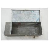 2 metal boxes (one box with large 8" nails)