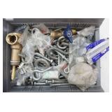 Hardware Variety Lot with Organizer Bin
