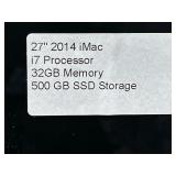 2014 Apple iMac 27" Desktop Computer