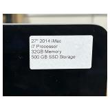 2014 Apple iMac 27" Desktop Computer