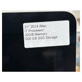2014 Apple iMac 27" Desktop Computer