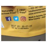 Set of 4 Sonoma Creamery Pepper Jack Cheese Crisps, 2.25 oz Bags