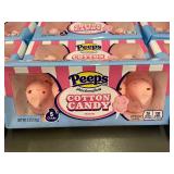 Set of 12 Packs Peeps Marshmallow Cotton Candy Flavored Chicks