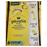 UT 2 - Collection of Gevalia Frothy Chai Spice Flavored Latte K-Cup Pods