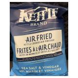 Set of 4 Kettle Brand Air Fried Sea Salt & Vinegar Chips 156g