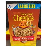 3 Boxes of Honey Nut Cheerios Cereal, Large Size