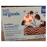AK 3 - Good & Gather Organic Cookies & CrÃ¨me Whole Grain Baked Bars Family Pack