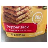 Set of 4 Sonoma Creamery Pepper Jack Cheese Crisps, 2.25 oz Bags