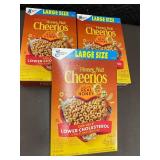 3 Boxes of Honey Nut Cheerios Cereal, Large Size
