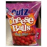 Set of 5 Utz Red Hot Cheese Balls Bags