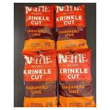 Kettle Brand Krinkle Cut Habanero Lime Potato Chips - 4 Pack
