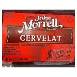 John Morrell Cervelat Summer Sausage - 16 oz, Pack of 3 (Frozen, in Date)