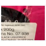 Lot of 4 Packs of Darrell Lea Soft Australian Licorice, Original Flavor, 200g Each