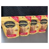 Set of 4 Sonoma Creamery Pepper Jack Cheese Crisps, 2.25 oz Bags
