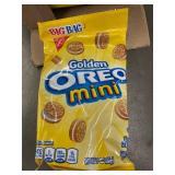 Case of 12 Bags of Golden Oreo Mini Cookies