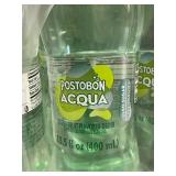 Postobon Acqua Green Fruit Flavored Drink 400ml - Pack of 15