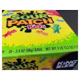 King Size Sour Patch Kids Soft and Chewy Candy, 18 Bags