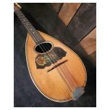 Gorgeous RARE Antique Italian Bowlback Mandolin
