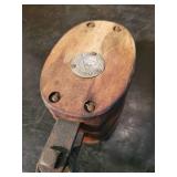 Two Large Pullys In Good Condition