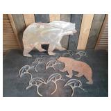 Rustic Nature Metal Art  Great Décor