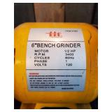 Illinois Industrial Tool 6" Bench Grinter