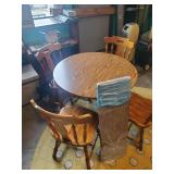 Table With 4 Chairs and a leaf