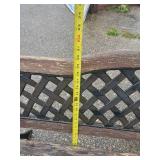 Nice Wood and Cast Iron Bench