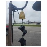 Awesome outdoor Lamp on Post with Bear Décor