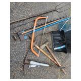 Lot of Garden outdoor equiptment with Plastic Barrel