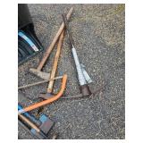 Lot of Garden outdoor equiptment with Plastic Barrel