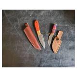 Set of 2 Knives with Sheaths