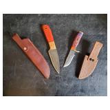Set of 2 Knives with Sheaths