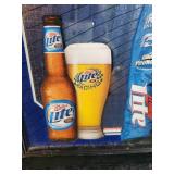 Miller Light Racing Framed Advertising Picture