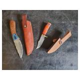 Set of 2 Knives with Sheaths