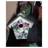 Lot of Small ornimental Bird Houses and other items