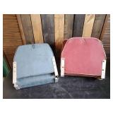 two Folding Boat Seats