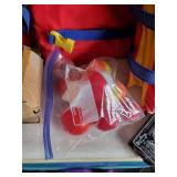 Outdoor Lot of Life Vests, Fishing Gear Coleman Cooler and more