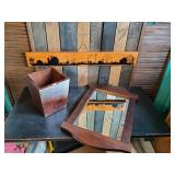 wooden Box, Mirror and Autumn chores 1973 harvey Bernard Scenery Décor