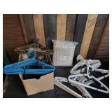 Lots and Lots of Hangers and Nice set of Queen Sheets