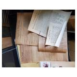 We the People Document Lot, Vintage Cards on both sides of paper and much more