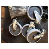 Caster Wheels and Putco Chrome Door Handle Covers