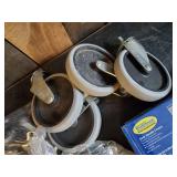 Caster Wheels and Putco Chrome Door Handle Covers