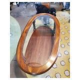 Awesome wood and Glass Top Coffee Table