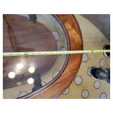 Awesome wood and Glass Top Coffee Table