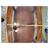 Awesome wood and Glass Top Coffee Table