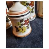 Mid Modern Ceramic Canister Set Looks great